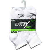 Wholesale - 6pk MEN WHITE CUSHIONED QTR SOCKS SIZE 10-13 C/P 36, UPC: 194587535533